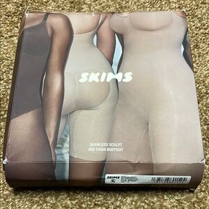 SKIMS Seamless Sculpt Bodysuit in Nude Shades